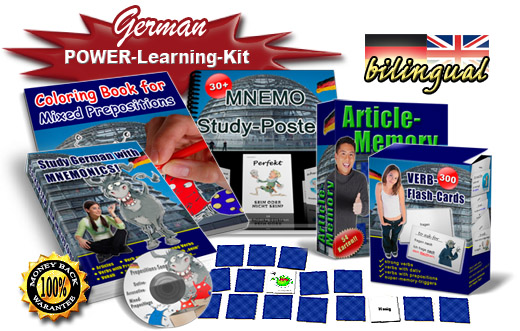 Learn German grammar with mnemonics