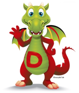 Learn German Dative-Verbs easier with the Dative-Dragon